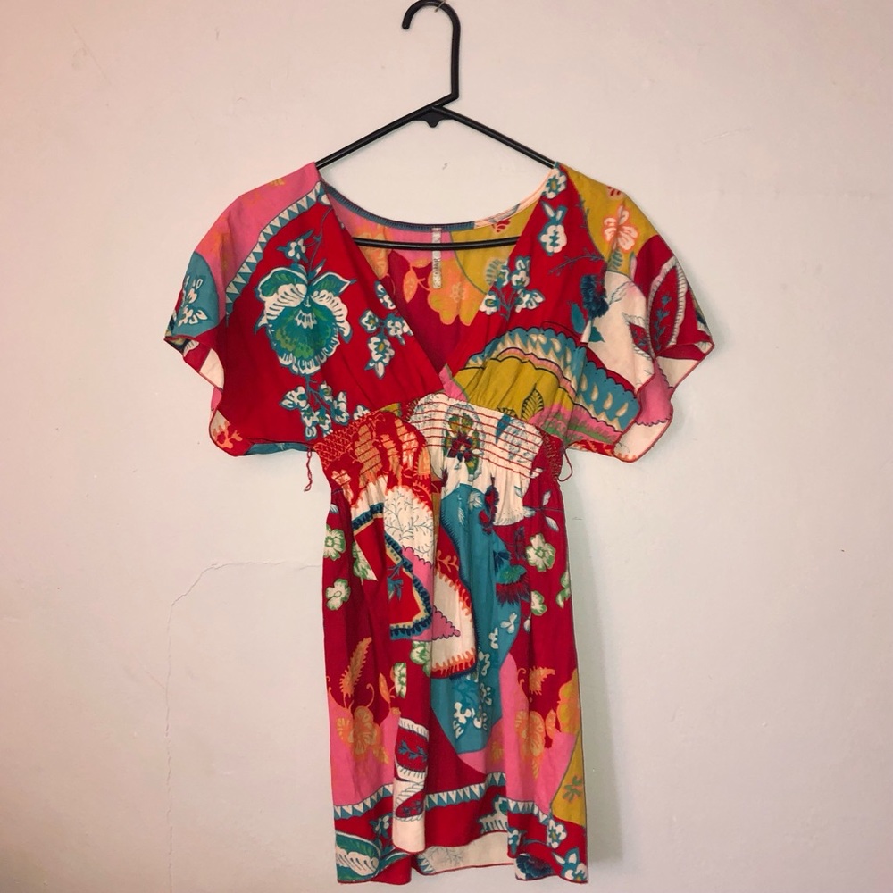 Yippee Tropical Print Dress M